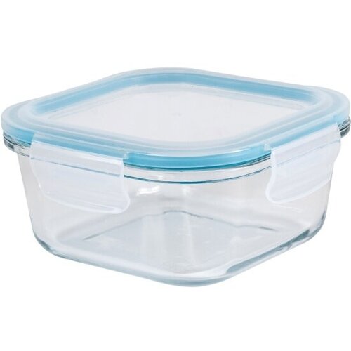 Контейнер стеклянный APPETITE квадратный синий 520мл SL520SB