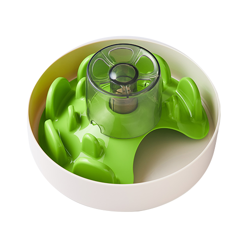 интерактивная миска petdreamhouse спин ветряная мельница синяя для медленного кормления Интерактивная миска PetDreamHouse спин - НЛО Лабиринт, зеленая, для медленного кормления