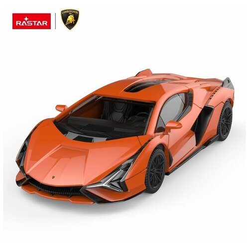 Машина металлическая 1:43 scale Lamborghini Sian, цвет оранжевый 58900OR машина металлическая 1 43 scale lamborghini sian цвет красный