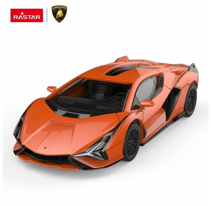 Машина металлическая 1:43 scale Lamborghini Sian цвет оранжевый 58900OR