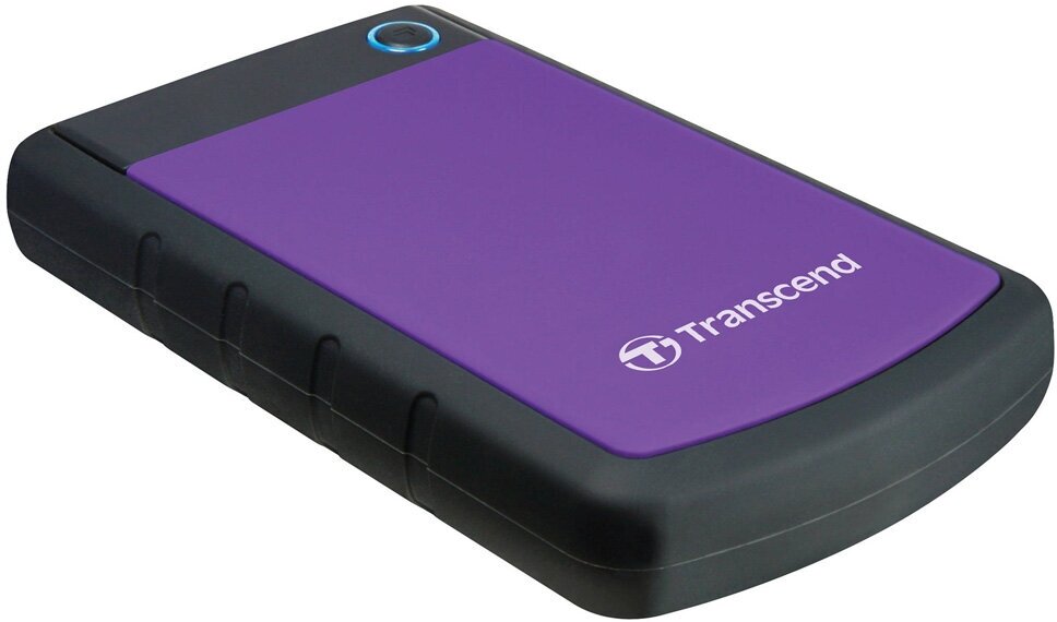 Внешний HDD диск Transcend StoreJet 25H3 USB 3.1 1TB, пурпурный