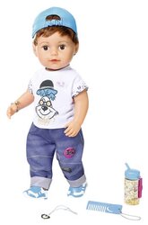 Интерактивная кукла Zapf Creation Baby Born Модный братик, 43 см, 826-911