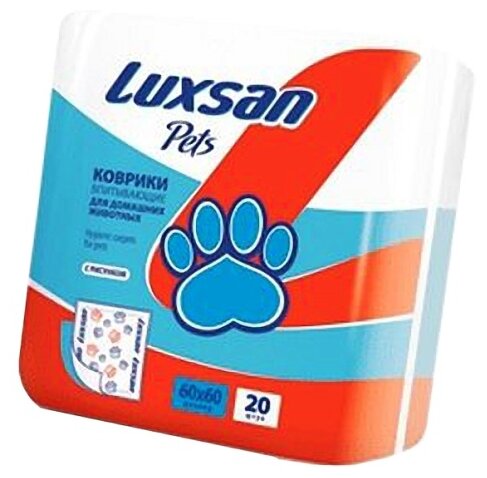 Пеленки для собак впитывающие Luxsan Pets с рисунком