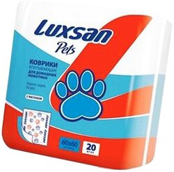 Пеленки для собак впитывающие Luxsan Pets с рисунком 60х60 см 20 шт.