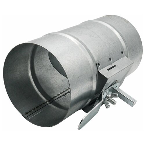 Дроссель-клапан для круглых воздуховодов d160 мм оцинкованный