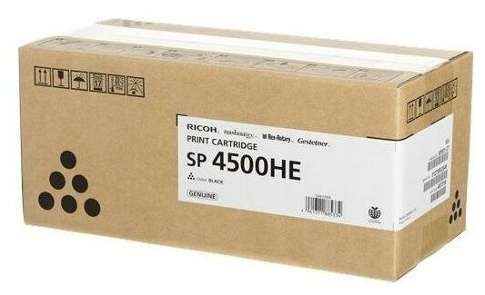 Ricoh Тонер-картридж оригинальный Ricoh SP 4500HE 407318 SP-4500HE черный 12K