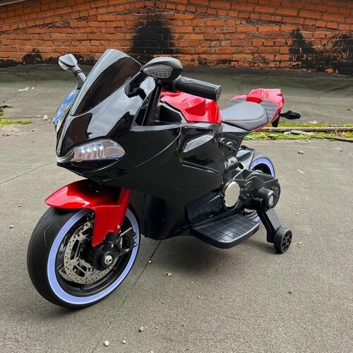 Мотоциклы FUTAI Детский электромотоцикл Ducati Red Black (12V, EVA, ручка газа) - FT-1628-SP-RED-BLACK