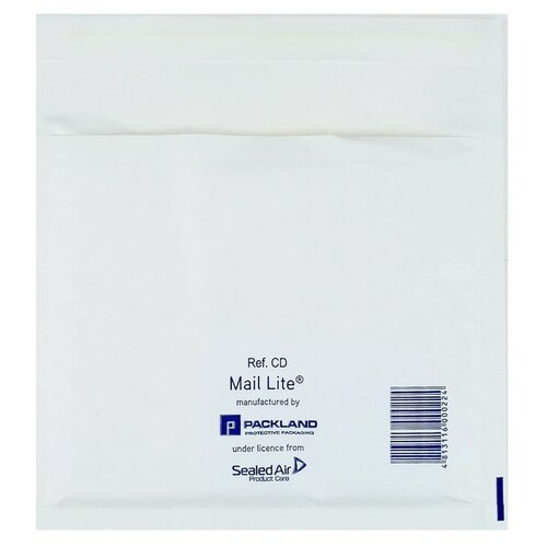 Крафт-конверт с воздушно-пузырьковой плёнкой Mail Lite, 18х16 см, White, 6 штук