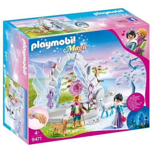 фото Набор с элементами конструктора playmobil magic 9471 хрустальный дворец: хрустальные ворота в зимний мир