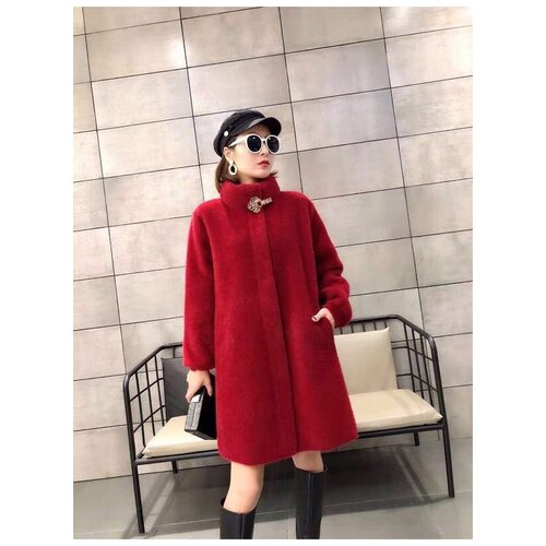 фото Женское пальто-кардиган из искусственного меха annarain