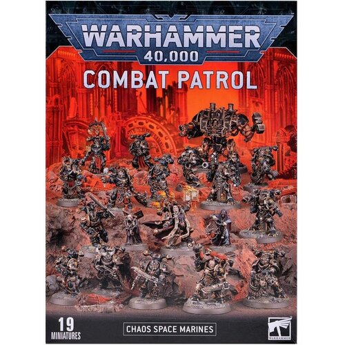 набор пластиковых моделей warhammer 40000 combat patrol chaos daemons Набор пластиковых моделей Warhammer 40000 Combat Patrol: Chaos Space Marines