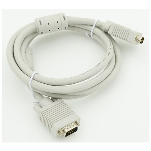 Кабель VGA (m) VGA (m) 3 м, ферритовые кольца кабель 5bites apc 133 050 vga m vga m сигнальный ферритовые кольца 5 метров