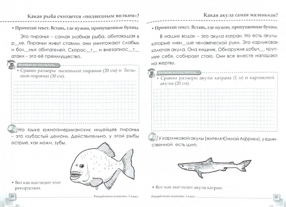 Рекордсмены планеты. 1 класс. Интегрированные итоговые задания для начальной школы - фото №4