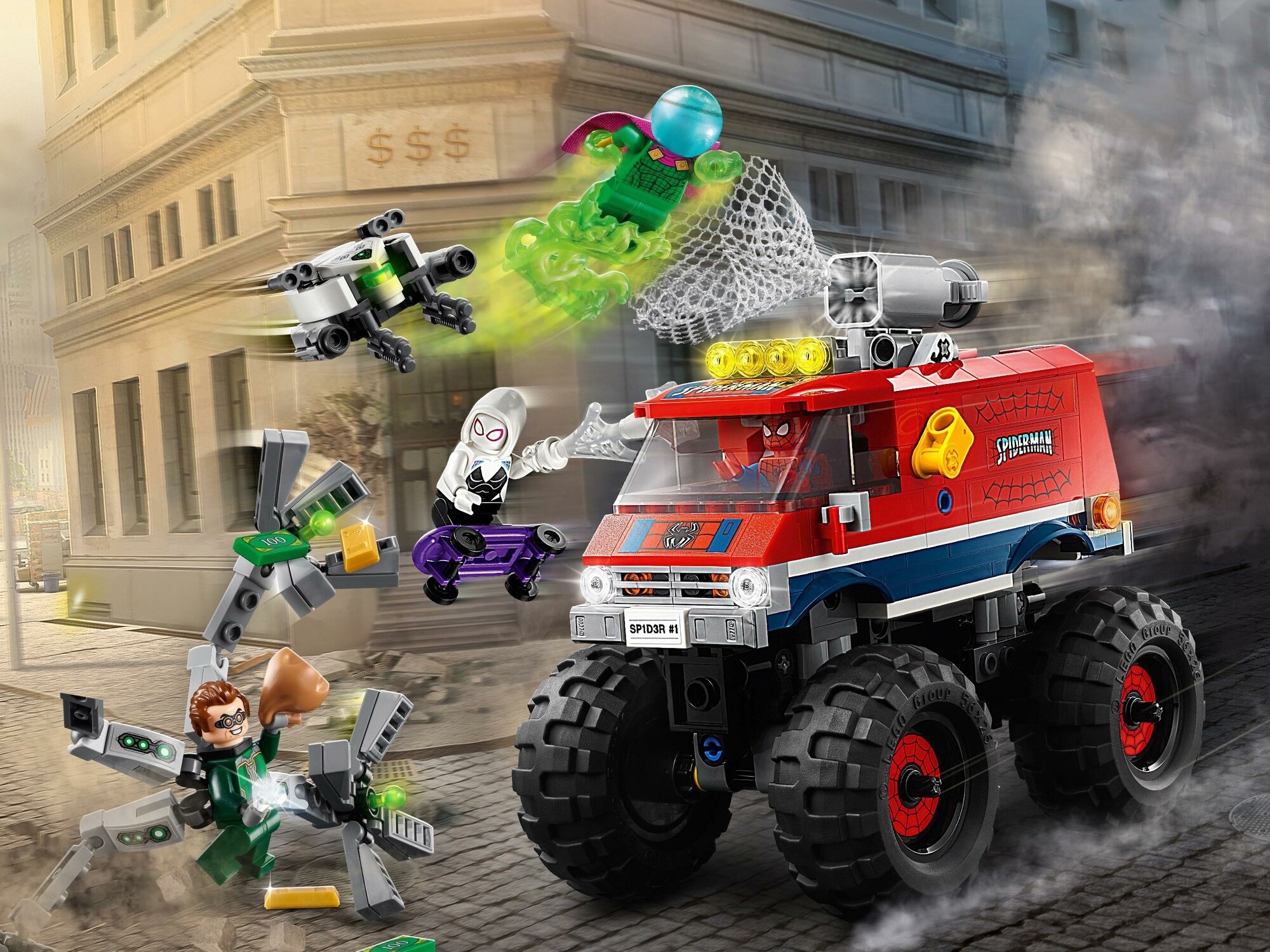 Конструктор LEGO Super Heroes Монстр-трак Человека-Паука против Мистерио - фото №13