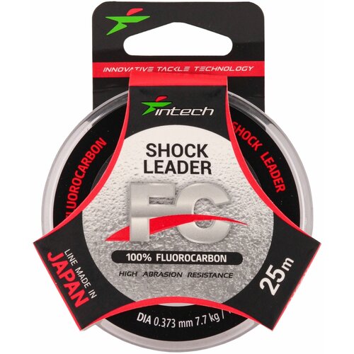 fluorocarbon shock leader 25m0 218mm Флюорокарбон Intech FC Shock Leader 25м (0.373mm (7.7kg / 17lb))