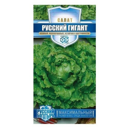 Семена Салат Гавриш Русский богатырь, 0,5 г