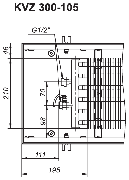 Встраиваемый конвектор Techno Power KVZ 300-105-3300 - фотография № 6