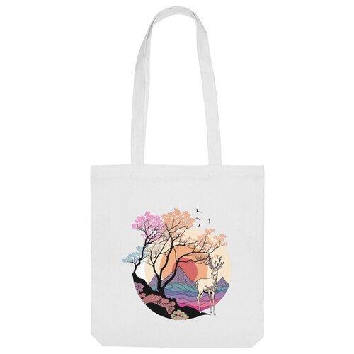 фото Сумка «японский олень» (белый) us basic