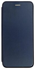 Чехол-книжка для HUAWEI HONOR 9S темно-синий противоударный откидной с подставкой, кейс с магнитом, защитой экрана и отделением для карт