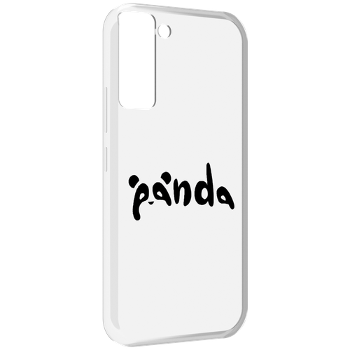 Чехол MyPads панда надпись для Tecno Pop 5 LTE / Pop 5 Pro задняя-панель-накладка-бампер
