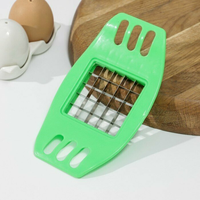 фото Овощерезка Доляна «Кубик», 17 см, с ручками, цвет микс