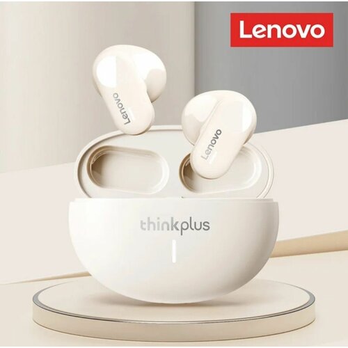 Беспроводные наушники Lenovo LP19 Bluetooth 53 TWS розовый 195000₽