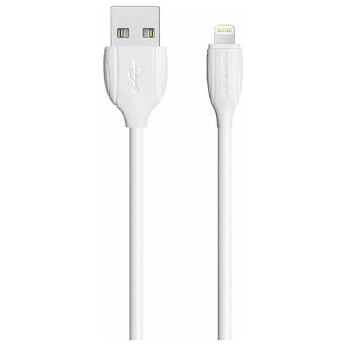 Кабель USB - Lightning (для iPhone) Borofone BX19 Белый кабель usb borofone bx19 benefit usb lightning 1 3а 1м черный