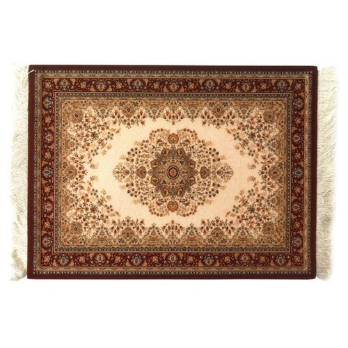 Коврик для мыши, коврик для ПК, компьютерный коврик Персидский ковер 18х23 см (бежевый)