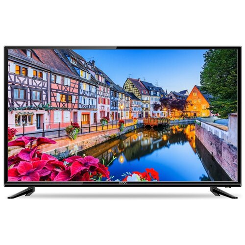 32 Телевизор ECON EX-32HT016B 2022 IPS, черный телевизор econ ex 43fs001w 43 fullhd 60гц smarttv android wifi