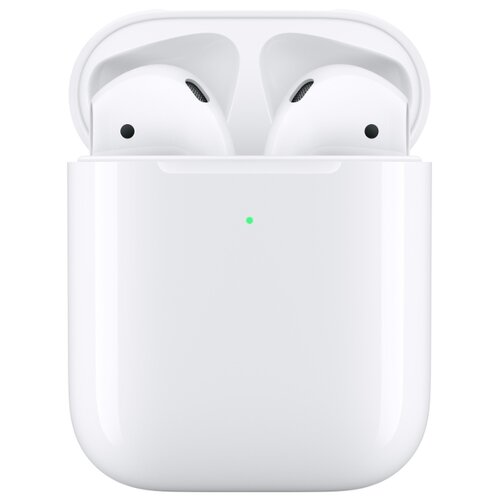 фото Беспроводные наушники apple airpods 2 (с беспроводным зарядным футляром) mrxj2 white