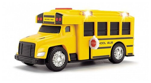 Автобус Dickie Toys школьный (3302017), 15 см, желтый