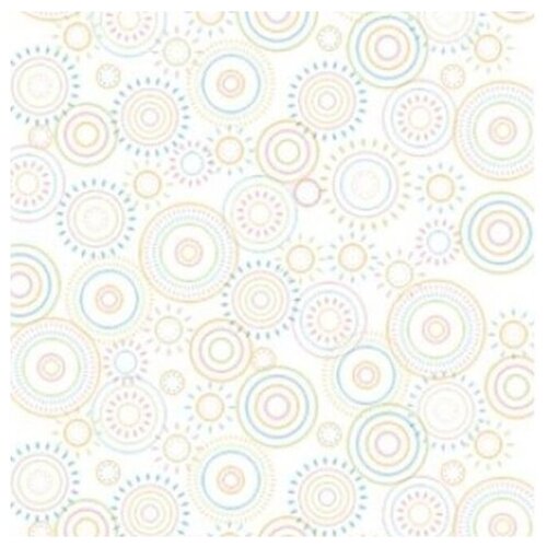 Ella Bella #2515 PHOTO BACKDROP HOPSCOTCH CIRCLES фон бумажный загадочные круги 1.2х3.7 м