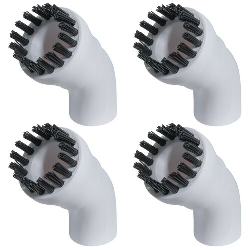 Насадка для пароочистителя Bort Nylon brush SET (4pcs) набор аксессуаров для пароочистителя bort round brush set 4pcs 4 шт