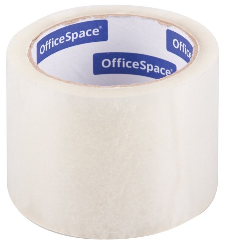 Клейкая лента (скотч) упаковочная OfficeSpace (72мм x 66м 40мкм прозрачная) (КЛ_18608) 24шт.