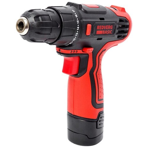 Дрель-шуруповерт аккум REDVERG Basic 108В 15Нм 1АКБ 13Ач SD10L1 3494₽