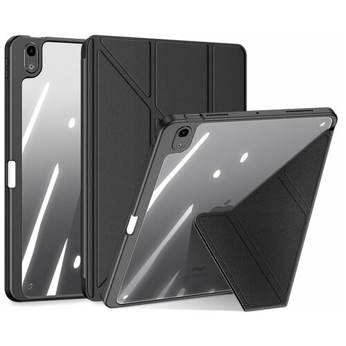 Чехол книжка Dux Ducis для Apple iPad Air 4 10.9 (2020), Air 5 10.9 (2022) Magi Series Черная чехол книжка dux ducis для apple ipad air 4 10 9 2020 air 5 10 9 2022 magi series черная