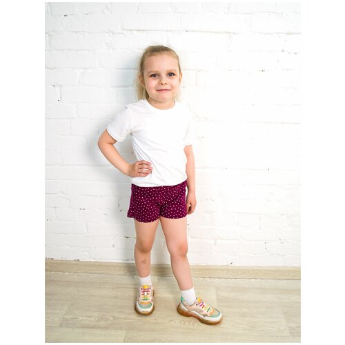 фото Ш-425(52-60)/шорты детские-бордо 52 рост 86-92 см рид - родители и дети