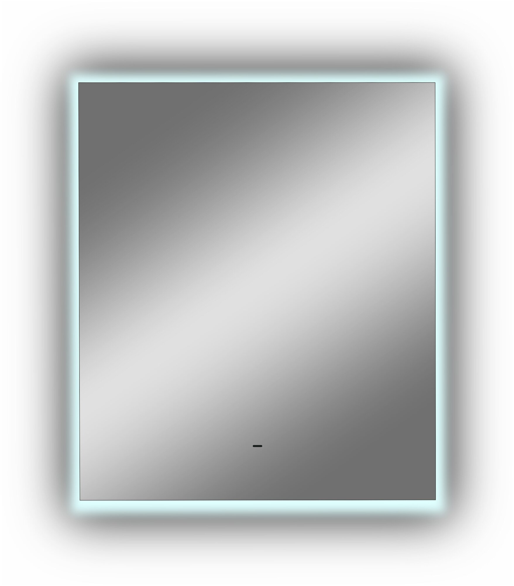 Зеркало Континент Trezhe LED, 60*70 см, LED подсветка, с бесконтактным сенсором - фотография № 1