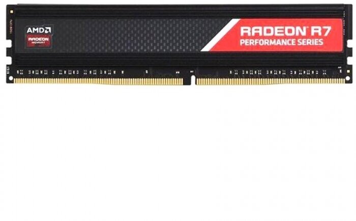 Модуль памяти AMD Radeon 32GB AMD Radeon™ DDR4 2666 DIMM R7 Performance Series Black R7432G2606U2S-U Non-ECC, CL19, 1.2V, RTL