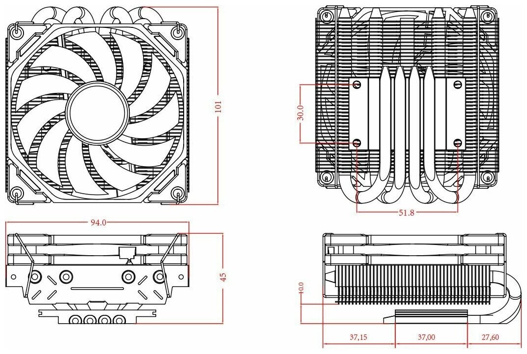 Кулер для процессора ID-COOLING IS-40X