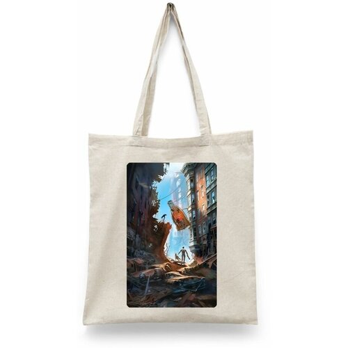 фото Сумка шоппер каждому своё, бежевый