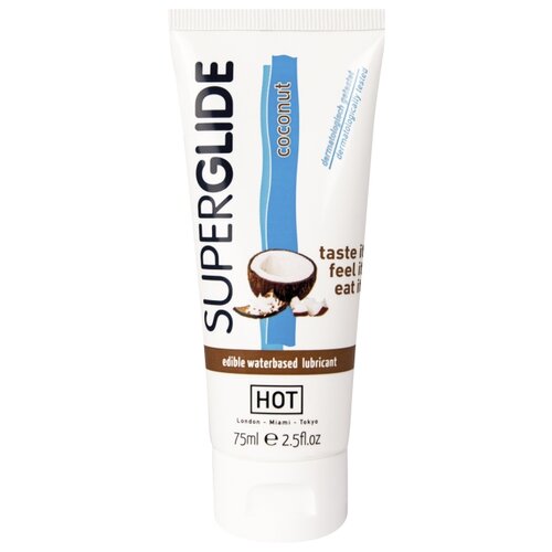 Гель-смазка HOT Superglide Coconut, 75 мл, кокос