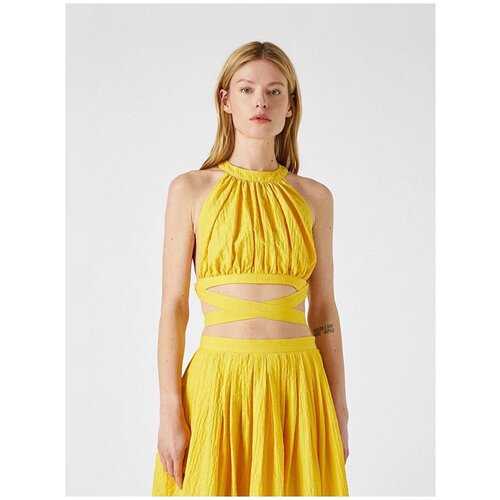 фото Топ koton women, 1yak33497ew, цвет: yellow, размер: 40