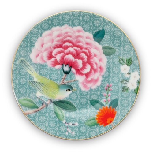 фото Набор из 2-х блюдец pip studio blushing birds blue, д.12 см , 51.001.198