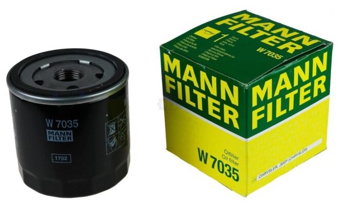 Масляный фильтр MANN-FILTER W 7035 - фотография № 2