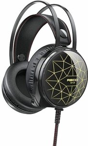 Фото Игровые наушники с Гарнитурой Recci REP-L20 Gaming Headphone, Black