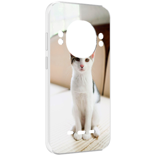 Чехол MyPads порода кошка эгейская для UleFone Power Armor 16 Pro задняя-панель-накладка-бампер