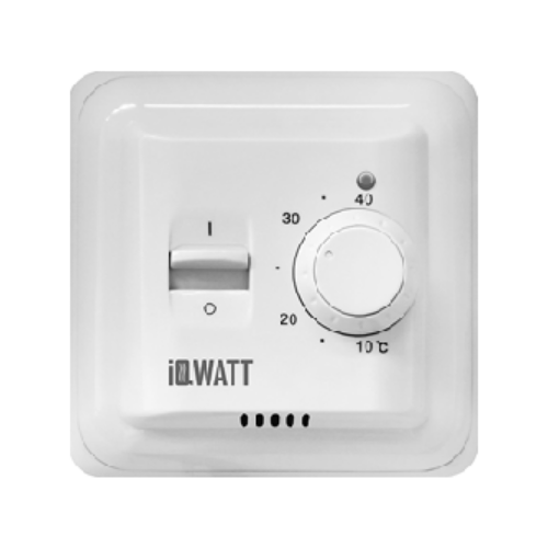 Терморегулятор IQWATT Thermostat M белый термопласт теплый пол iq watt floor mat 5 0