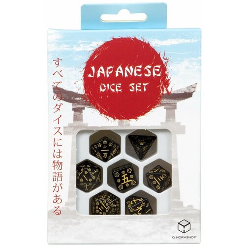 Набор кубиков Japanese Dice Set Deep Night Firefly