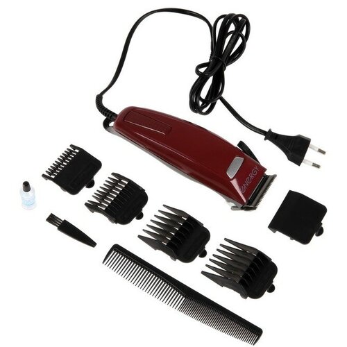 Машинка для стрижки ENERGY EN-708 10 Вт 36912 мм нерж сталь 220 В красно-чёрная 130800₽